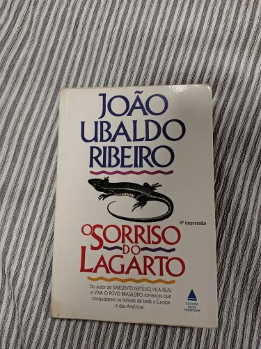 Livro O sorriso do lagarto João Ubaldo Ribeiro