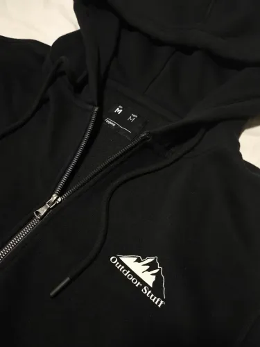 Jaqueta de moletom preto Outdoor stuff