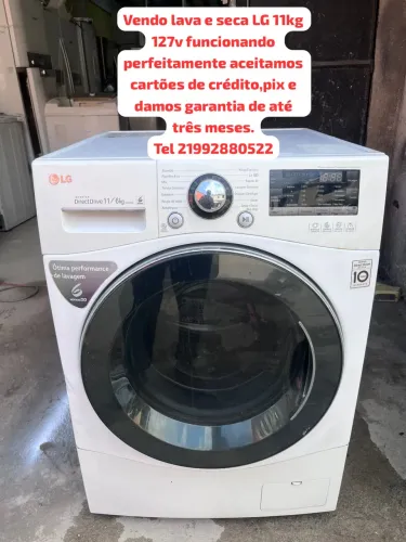 Vendo lava e seca LG 11kg 127v