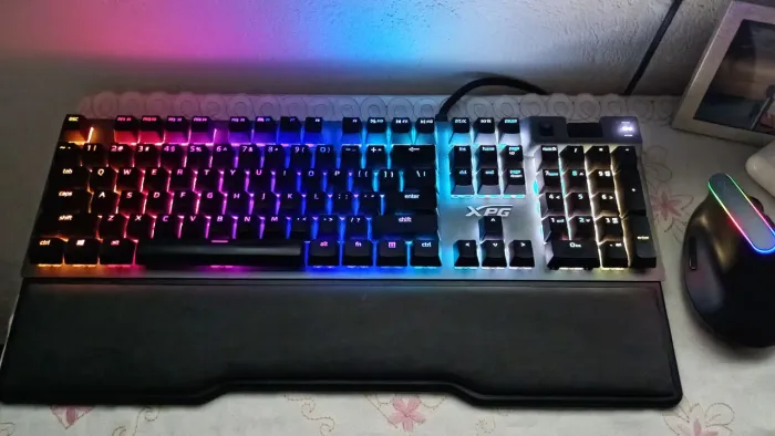 TECLADO MECÂNICO GAMER SUMMOME SWITCH CHERRY SILVER