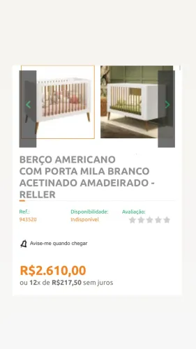 Berço cama 0 à 6 anos