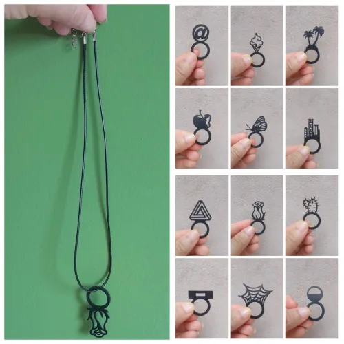 12 Cordões com pingentes