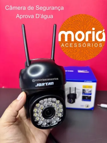 Câmera de Segurança IP66 Wi-Fi  Áudio Microfone Visão Noturna Sensor de Movimento