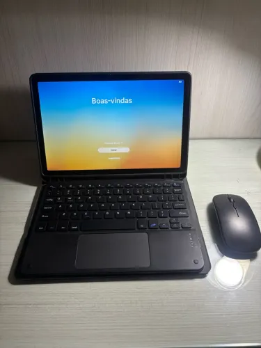 Tablet Samsung Galaxy A9+ 64gb 4gb grafite + teclado e mouse