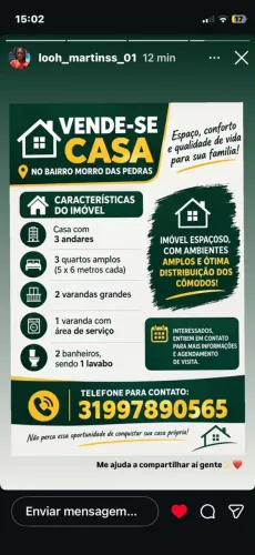 Vendo casa localizada na raja Gabaglia