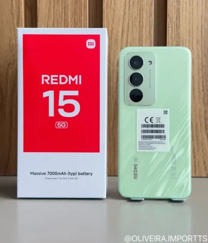 XIAOMI REDMI 15 5G NFC 256/8GB - PROMOÇÃO