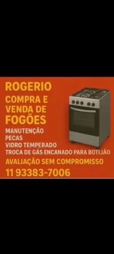 Faço manutenção em fogão vidros tampinhas peças higienização ATC