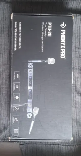 Microfone sem fio duplo