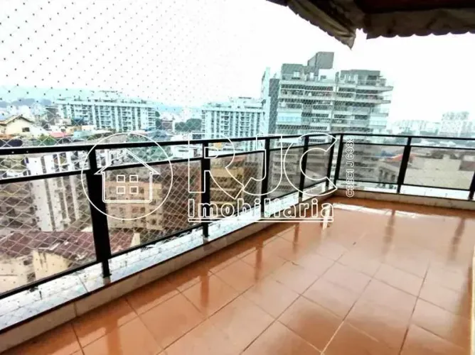 Super apartamento na Tijuca com 144m², 3 quartos, suíte, 2 vagas e infraestrutura completa