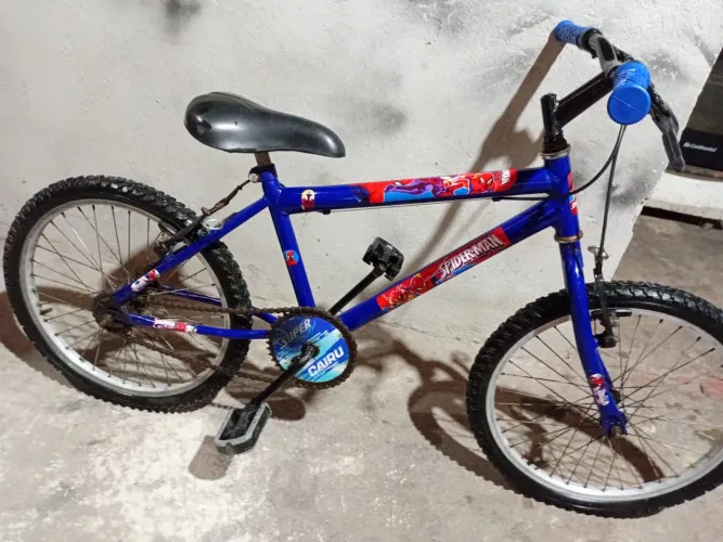 Bicicleta aro 20 do homem aranha