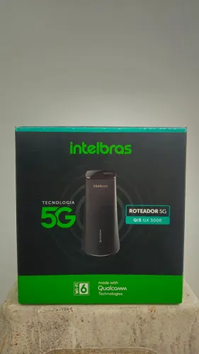 Roteador Intelbras Qi5 GX 3000 5G/4G Wi-Fi 6