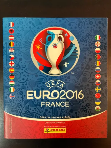 Álbum figurinhas UEFA Euro 2016 incompleto