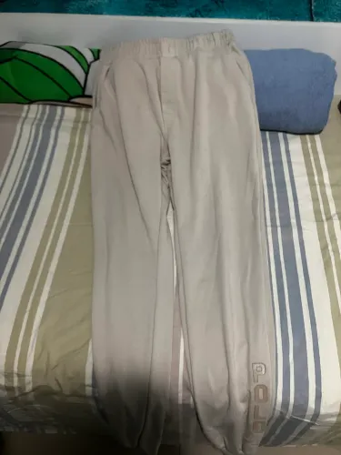 Calça moletom polo bege