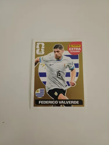 Figurinha Federico Valverde gold sticker