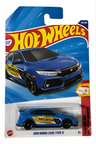 Hotwheels Honda Civic Type R azul