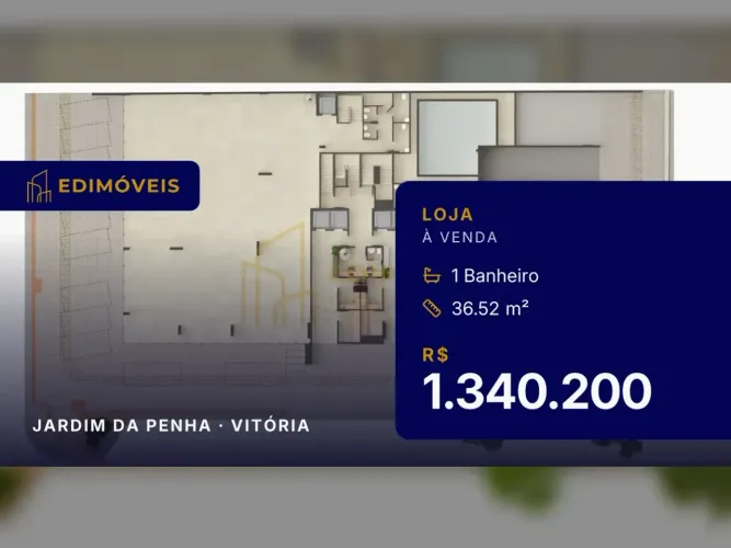 Jardim da Penha: Loja em condomínio, aproveite a demanda constante