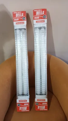 2 Luminarias Soprepor 2x20w