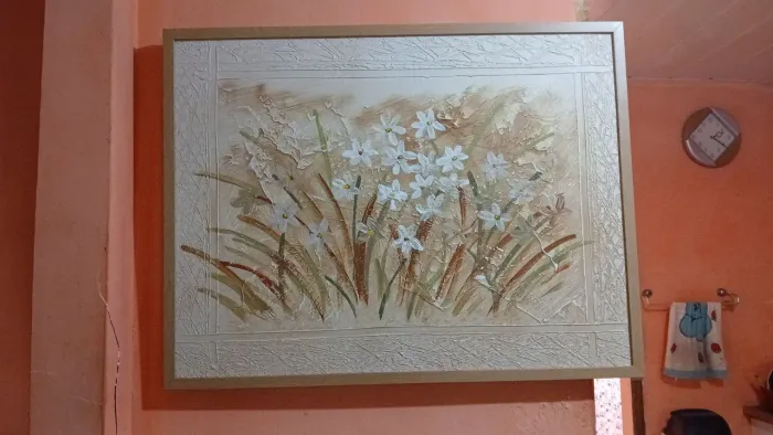 Quadro de margaridas.