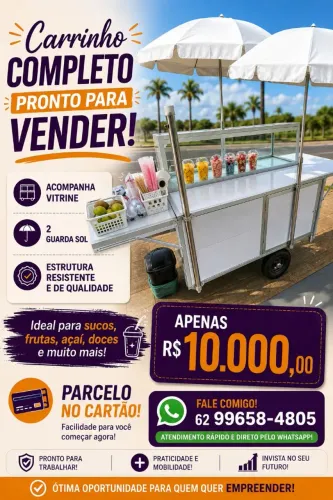 Carrinho de fruta ou doces