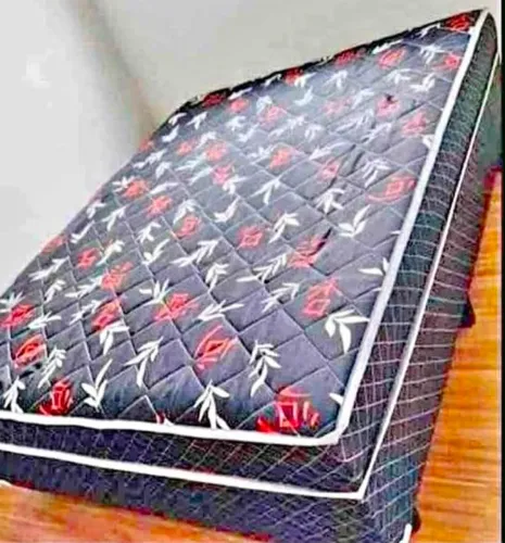 Super promoção cama casal box conjugada com colchão de espuma Nova direto da fábrica