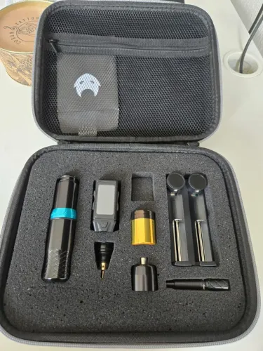 Kit máquina pen para tatuagem eletric ink 