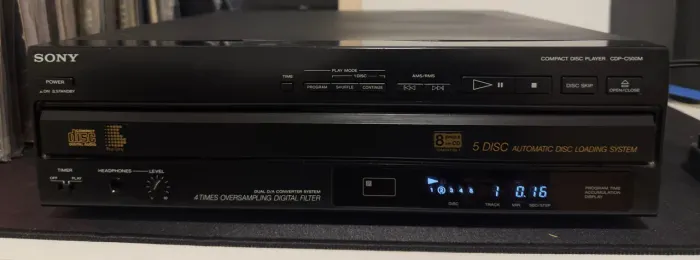 CD Play Sony CDP-C500M - CD Player 5 CDs