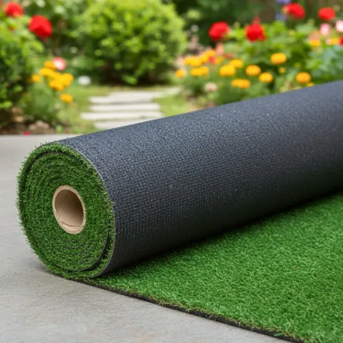 Grama sintética rolo 25x1m verde tapete exterior resistente