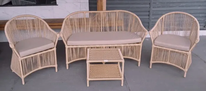 CONJUNTO DE SOFÁ VENEZA EM FITA NAUTICA