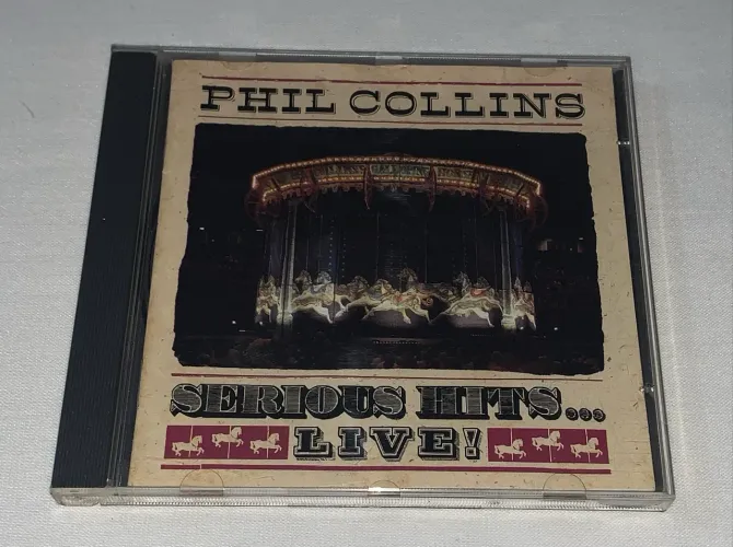 cd phil collins serious hits live impecável 