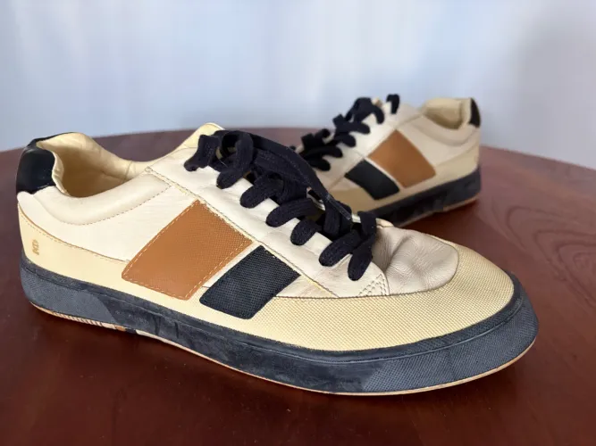 tênis osklen couro leather ag bege tam 40