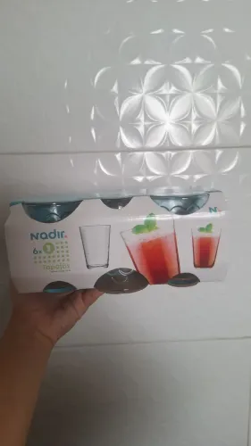 kit copos e potes de vidro
