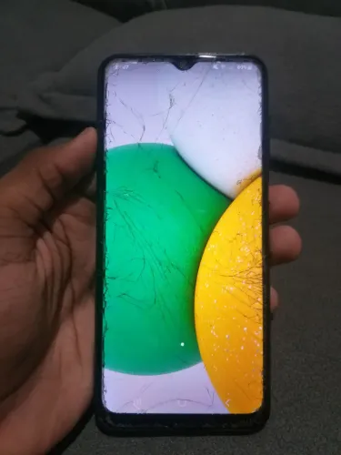 Samsung Galaxy A01 Core 32GB - Tela Trincada, Sem botão de ligar - Funcionando