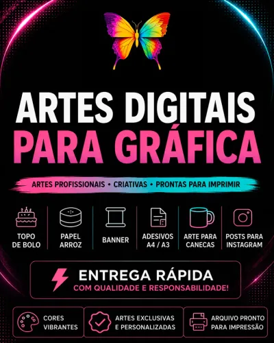 Artes Digitais para Gráfica