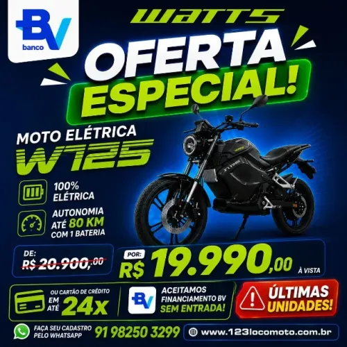 Mot eletrica Watts 125