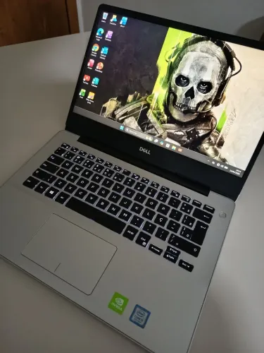 Notebook Gamer, Dell i5, Placa de vídeo NVIDIA, SSD NVMe + HD e Tela Full HD
