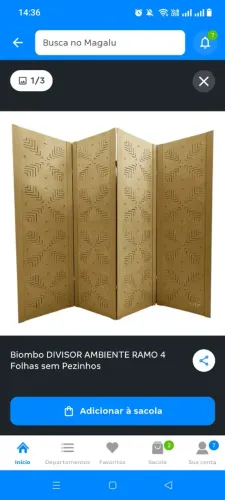 Biombo 4 folhas