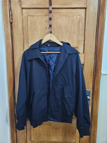 ?Japona da Marinha do Brasil - Jaqueta de Frio Militar Acolchoada Azul Marinho oficial