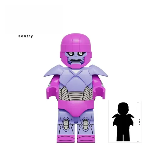 X Men Sentry minifigure de coleção Sentinela Wolverine 6,6cm de altura Professor X Magneto
