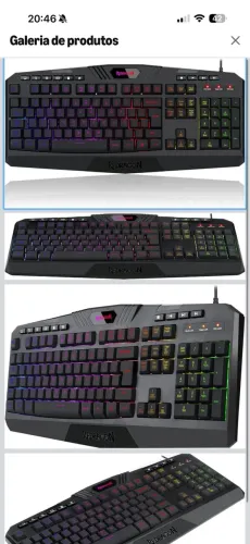 Teclado Gamer Redragon Harpe 2 RGB