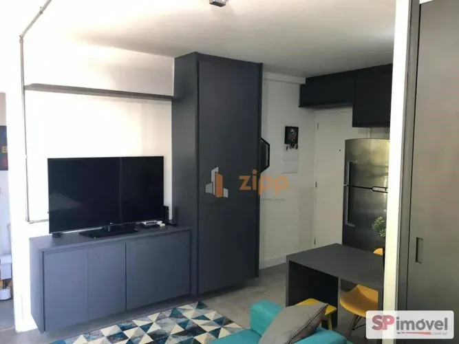 Studio com 1 dormitório para alugar, 28 m² por R$ 2.910,00/mês - Santana - São Paulo/SP