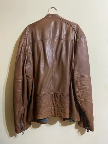 Jaqueta de couro Hugo Boss