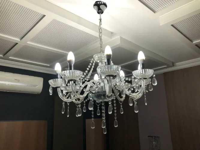 Lustre Cristal 8 braços
