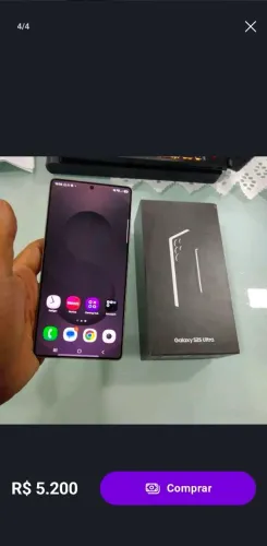 Samsung S25 ultra 256GB 12RAM 5G GARANTIA ATÉ JULHO 2026