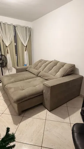 Sofá cinza 2 metros 