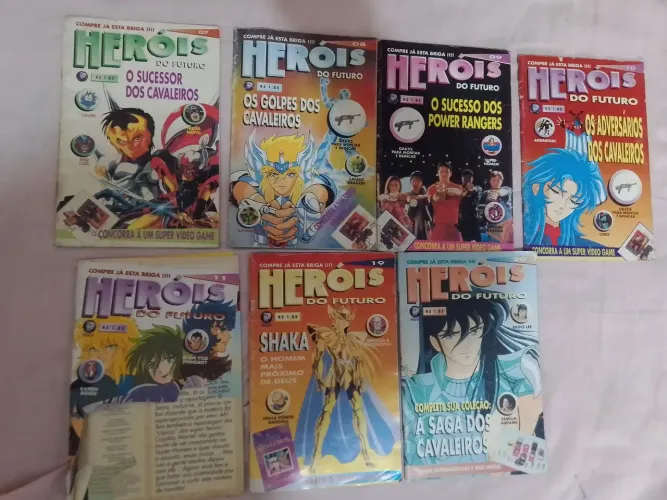 Coleção de Revistas HEROIS DO FUTURO com 7 (Editora PRESS)