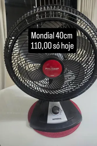 Ventilador mondial 40 cm (PROMOÇÃO SÓ HJ) DE 130 POR 110. Já é o menor valor