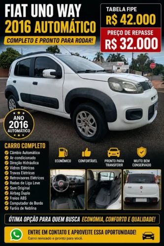 Imagem de Fiat Uno WAY 1.4 EVO Fire Flex 8V 5P 2016