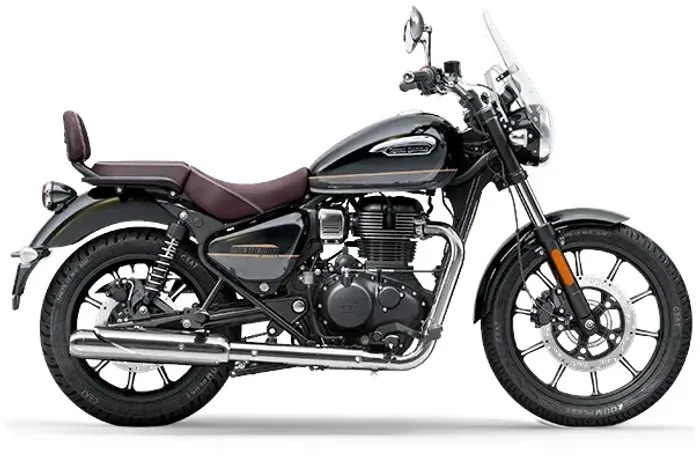 ROYAL ENFIELD METEOR 350 SUPERNOVA BLACK ABS 2027 - ELEGÂNCIA, CONFORTO E LIBERDADE PARA V