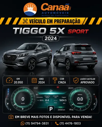 Chery Tiggo 5X Sport 1.5 Turbo Flex Aut. 2024