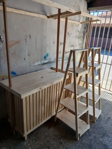 Barraca de exposições ou decoração de festa